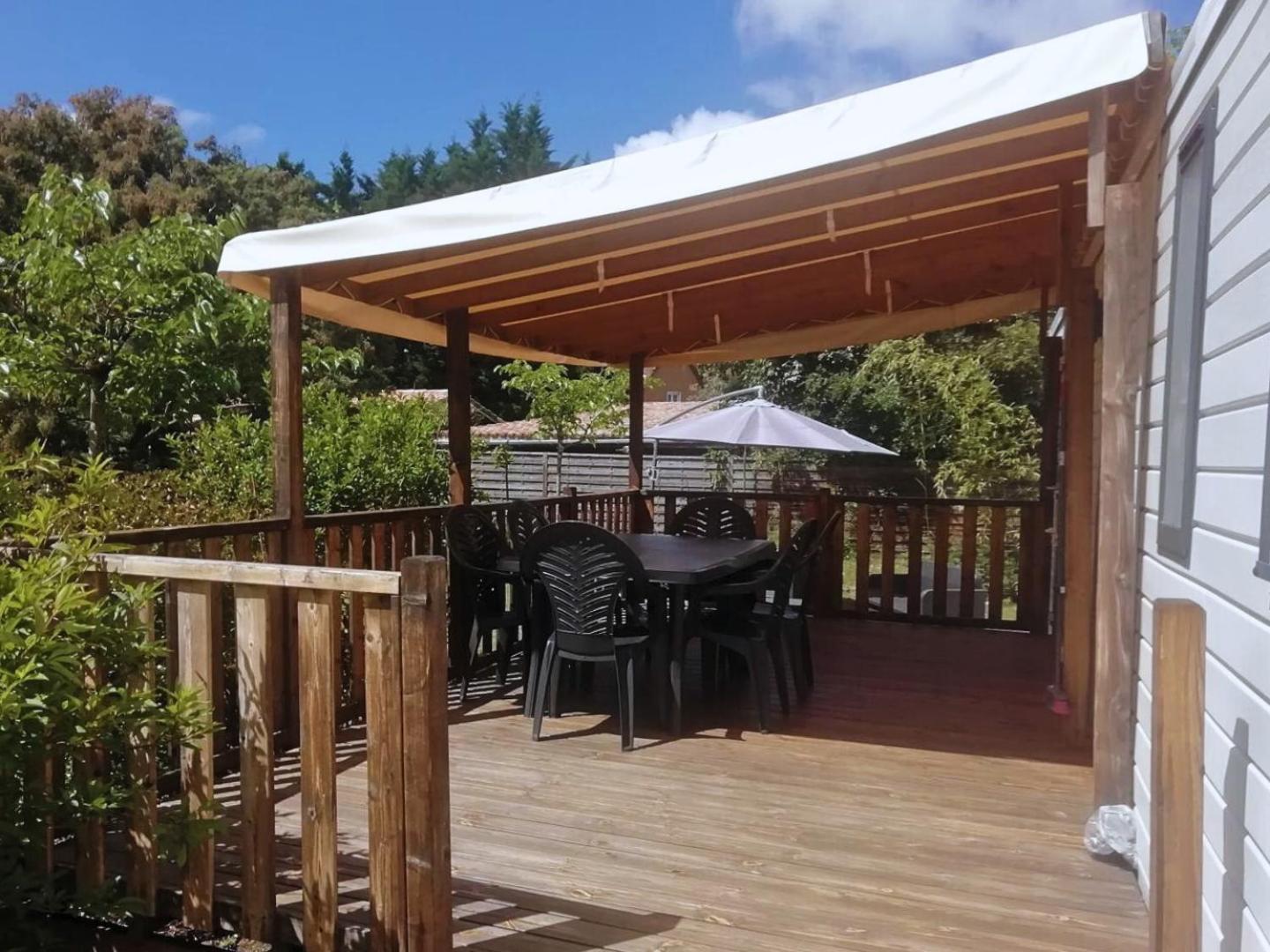 Le Ti Buch Mobilhome En Camping 4 Etoiles Avec Terrasse Plancha Et Climatisation 拉特斯特德布赫 外观 照片